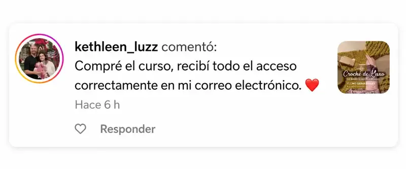 Comentario de alumna