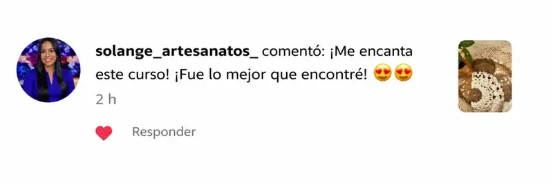Comentario de alumna