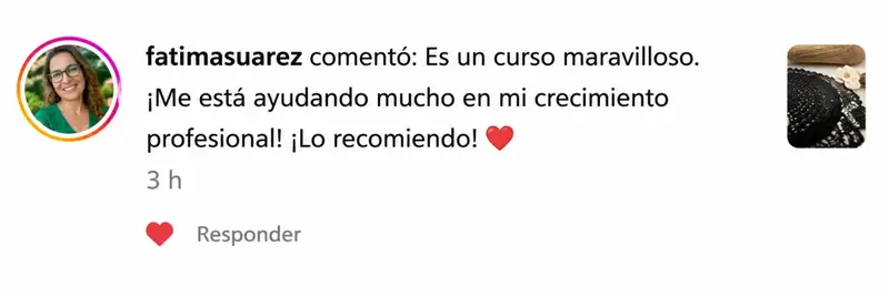 Comentario de alumna